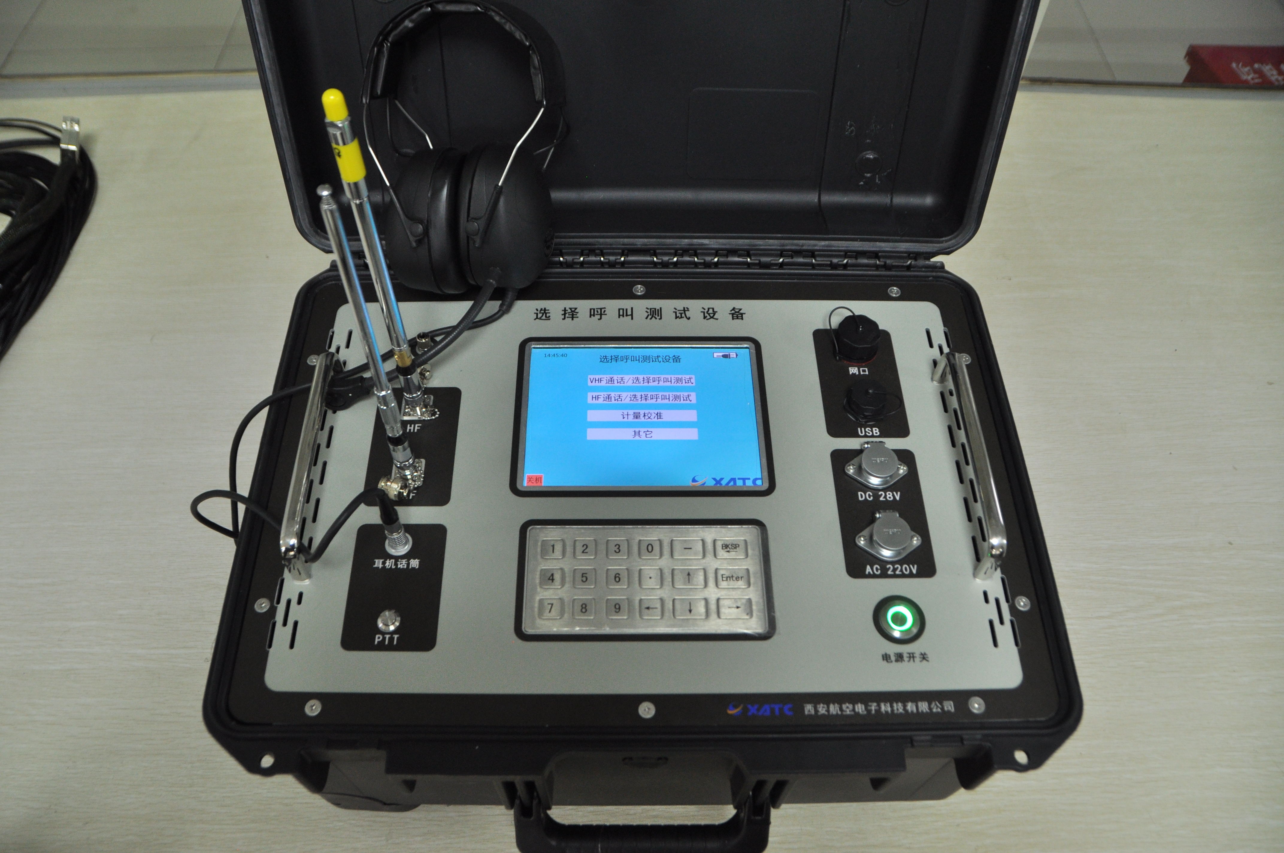 機載短波/超短波電臺選擇呼叫檢測儀